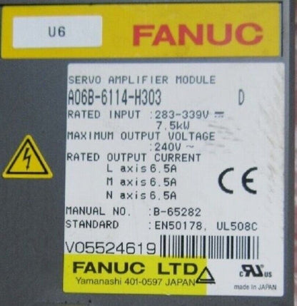 FANUC A06B-6114-H303 | New Sealed Fanuc A06b-6114-h303 | Fanuc A06b-6114-h303 Sealed - FANUC