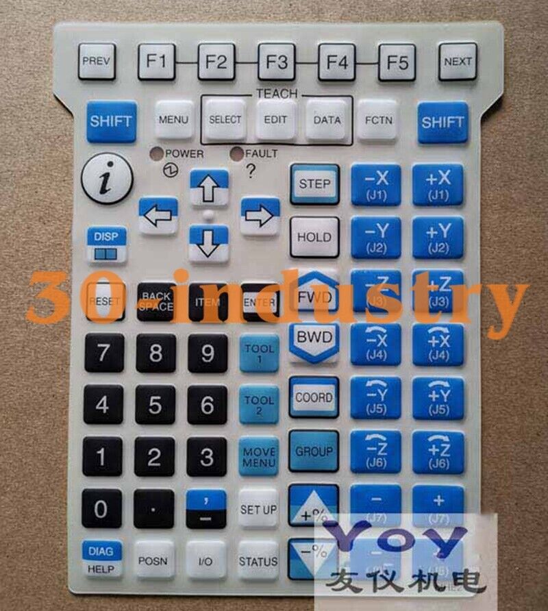 Membrane Keypad for Fanuc A05B-2255-C101#EMH Teach Pendant - FANUC