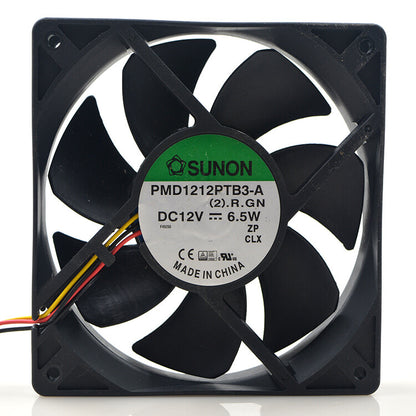 1pcs SUNON PMD1212PTB3-A 12V 6.5W 12025 12CM 3-wire cooling fan
