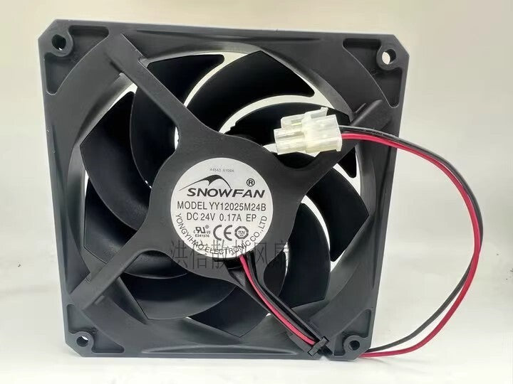 SNOWFAN YY12025M24B 12025 DC24V 0.17A 120*25MM 2-Pin Inverter Cooling Fan