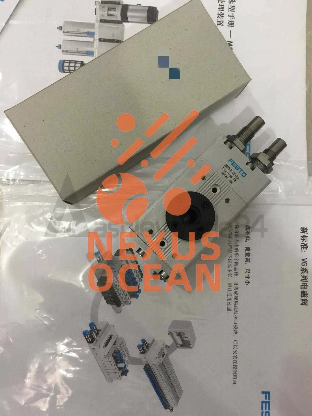 1PC FOR FESTO solenoid valve 563338 DRQD-B-20-180-YSRJ-A-AL-FW