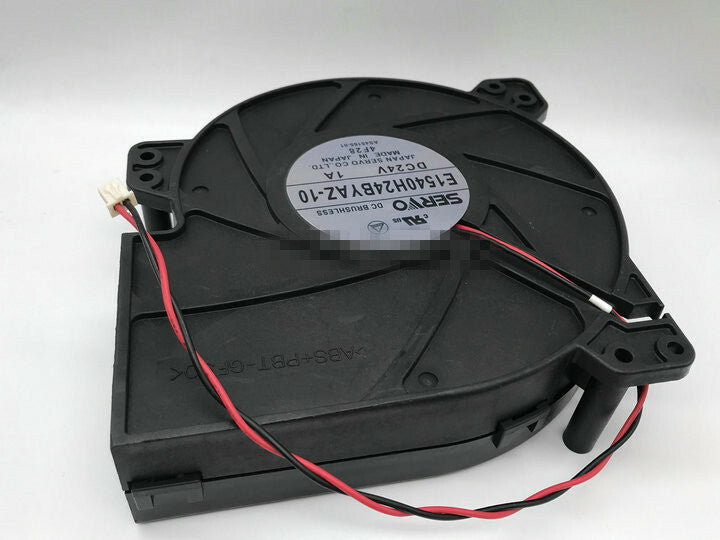 new Servo E1540H24BYAZ-10 15cm 24V 1A Centrifugal Fan Turbo Fan Double Ball Bearing