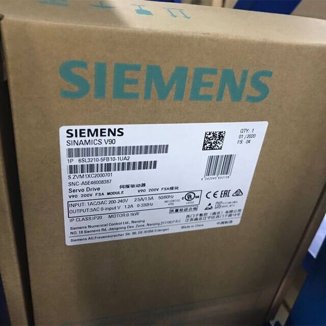 new 1PCS   SIEMENS V90 drive 6SL3210-5FB10-1UA2 Fast Delivery