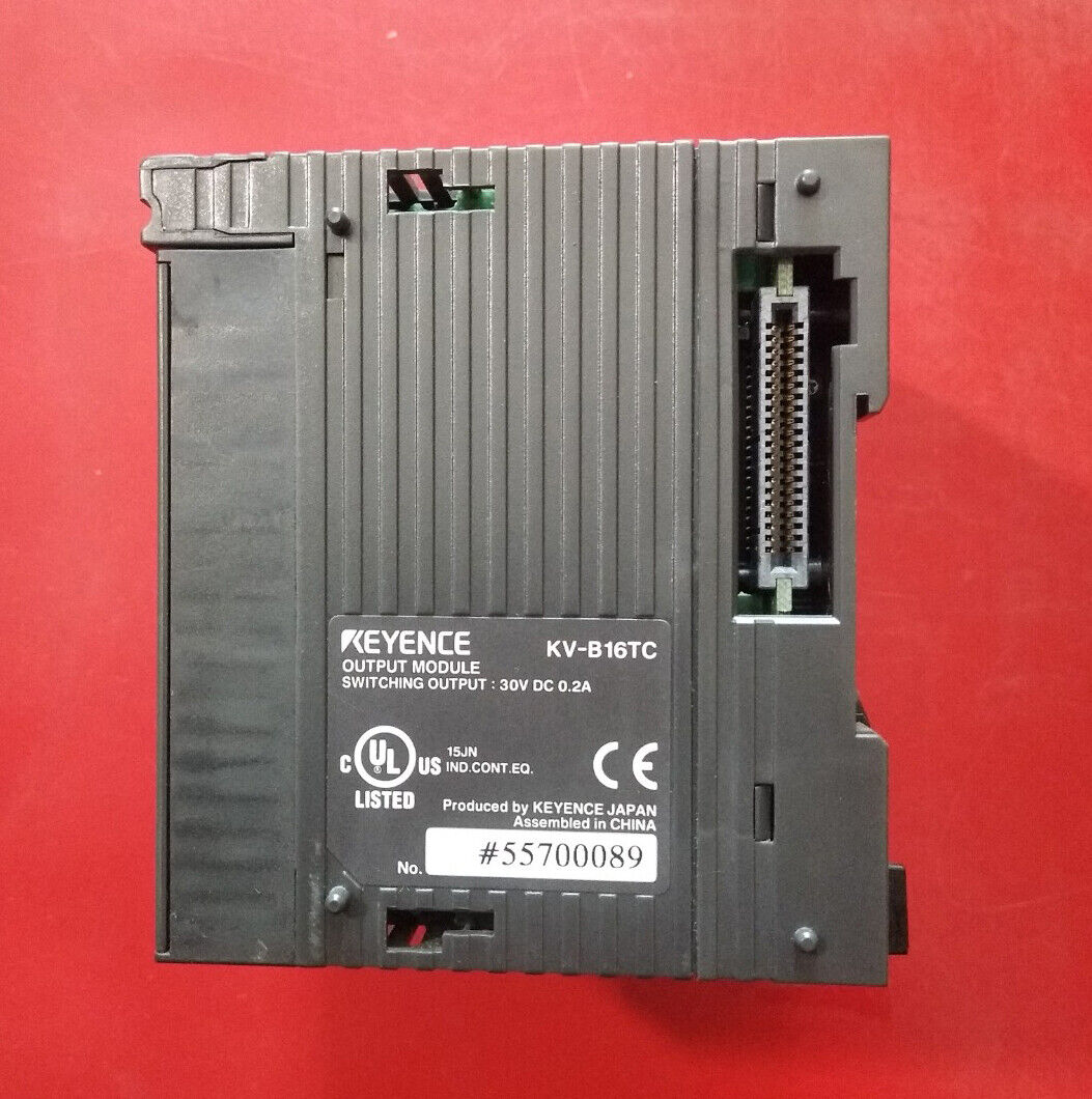 Used Keyence PLC module KV-B16TC tested good condition - KEYENCE