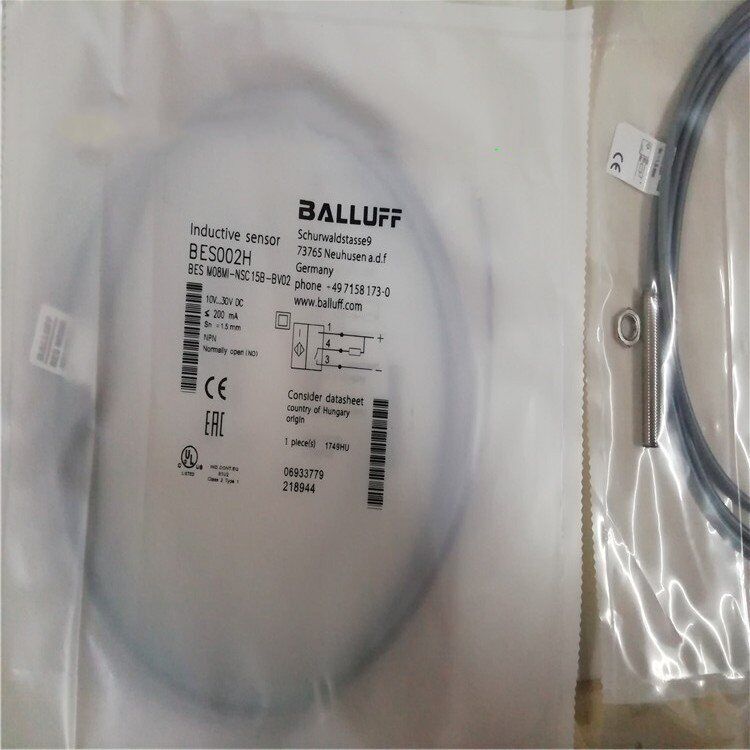 Balluff Proximity Switch M08MI-NSC15B-BV02 - BALLUFF