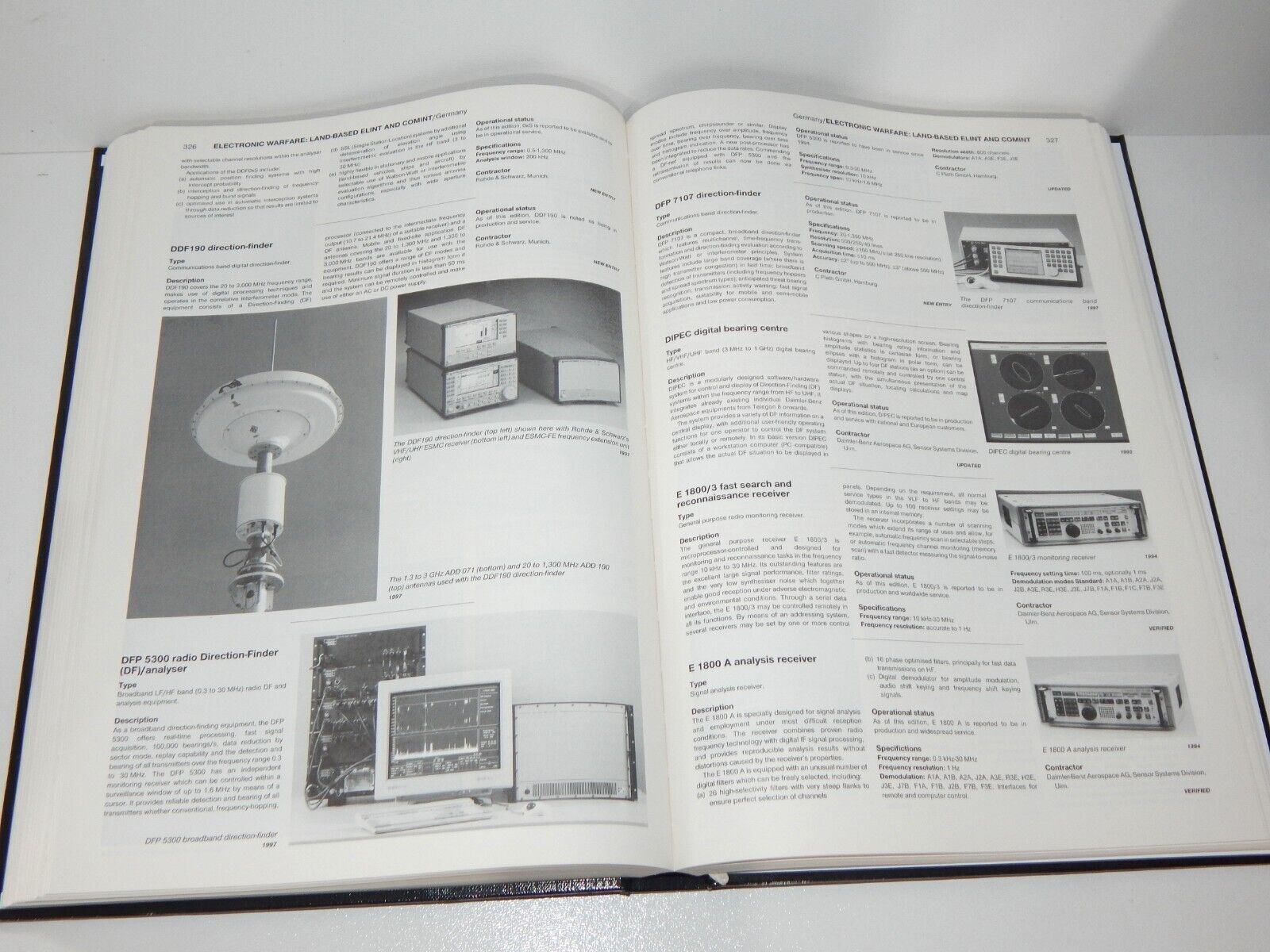Jane's Radar & Electronic Warfare Systems (1997-98) Military Book - KOEED