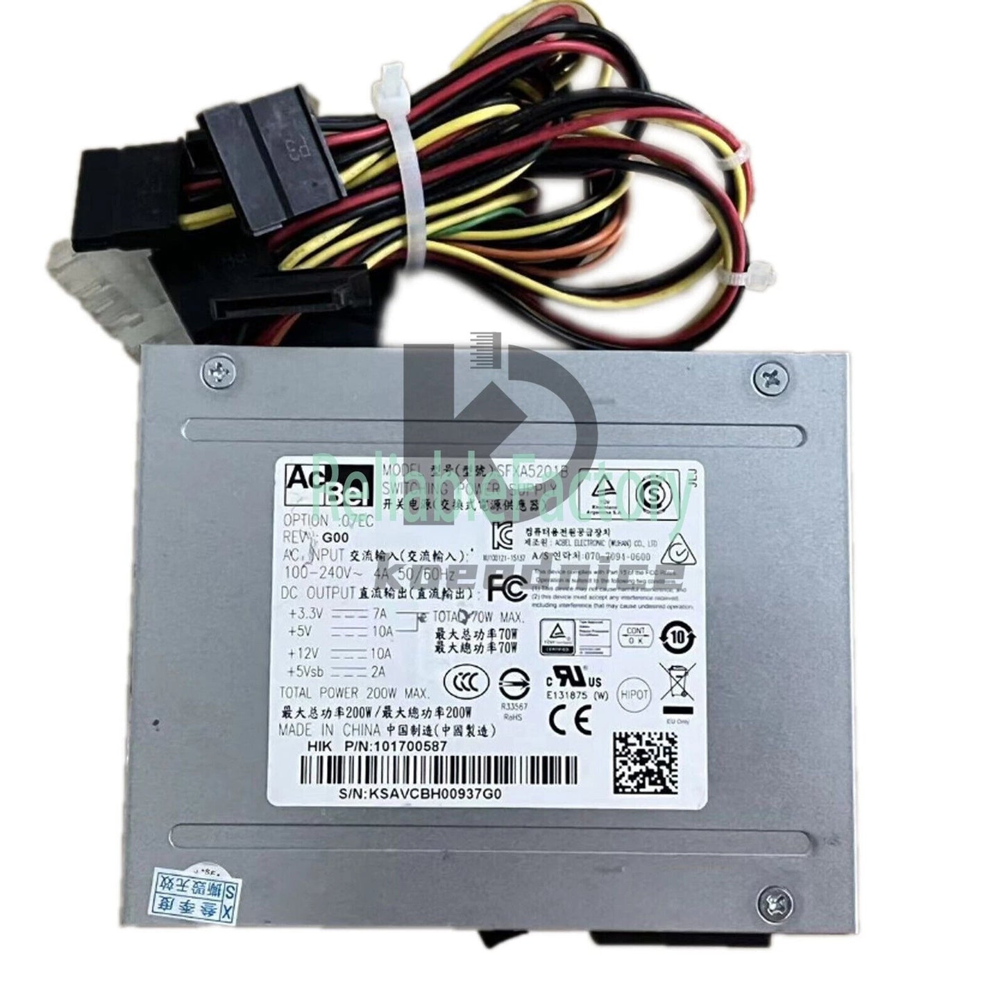 1pcs Acbel SFXA5201B 200W Power Supply