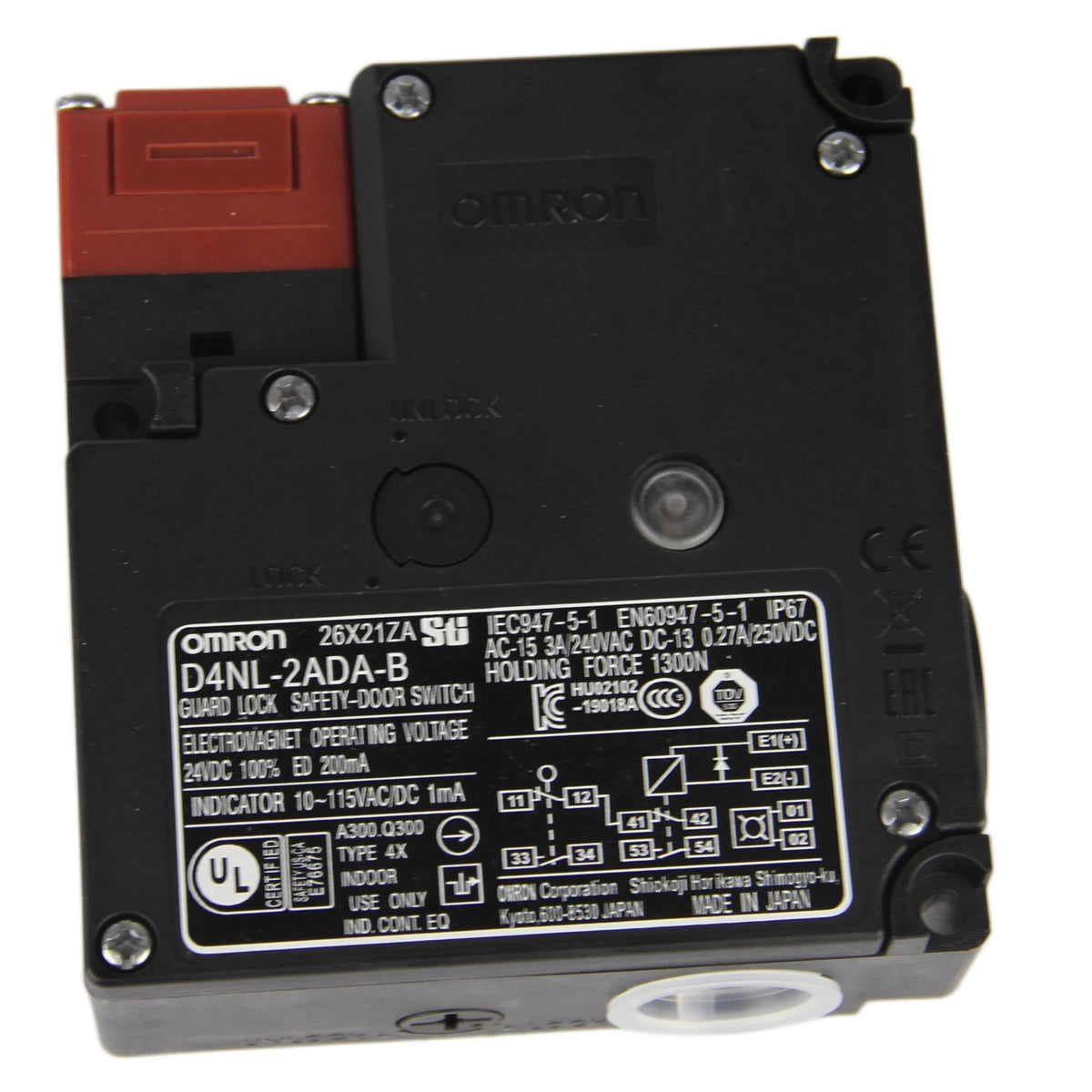 Omron D4NL-2ADA-B Guard Lock Safety Limit Switch