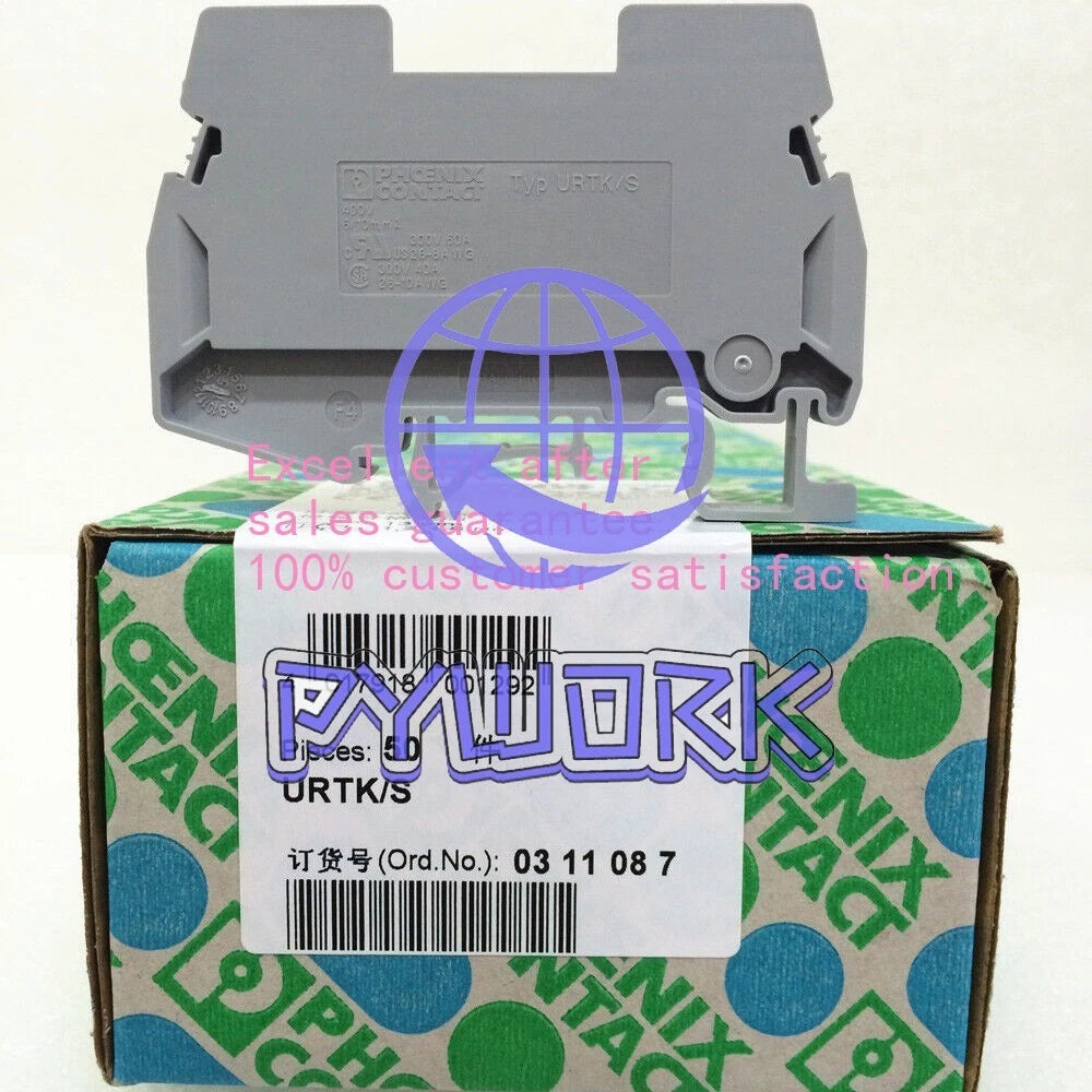 50PCS /Box for PHOENIX CONTACT Terminals URTK/S 0311087 Freight Free