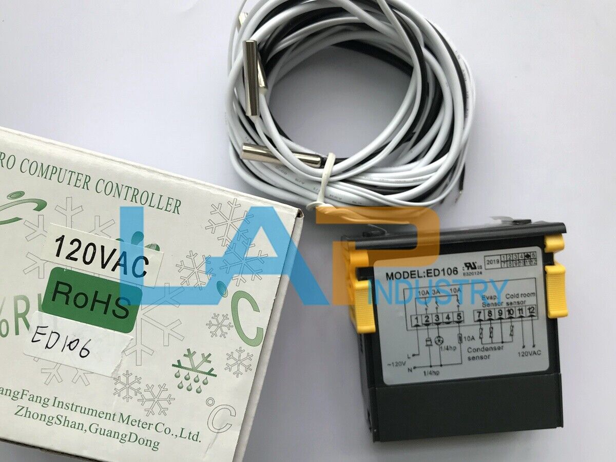 new 1PC For SHANGFANG Temperature Controller ED106 120VAC - SHANGFANG
