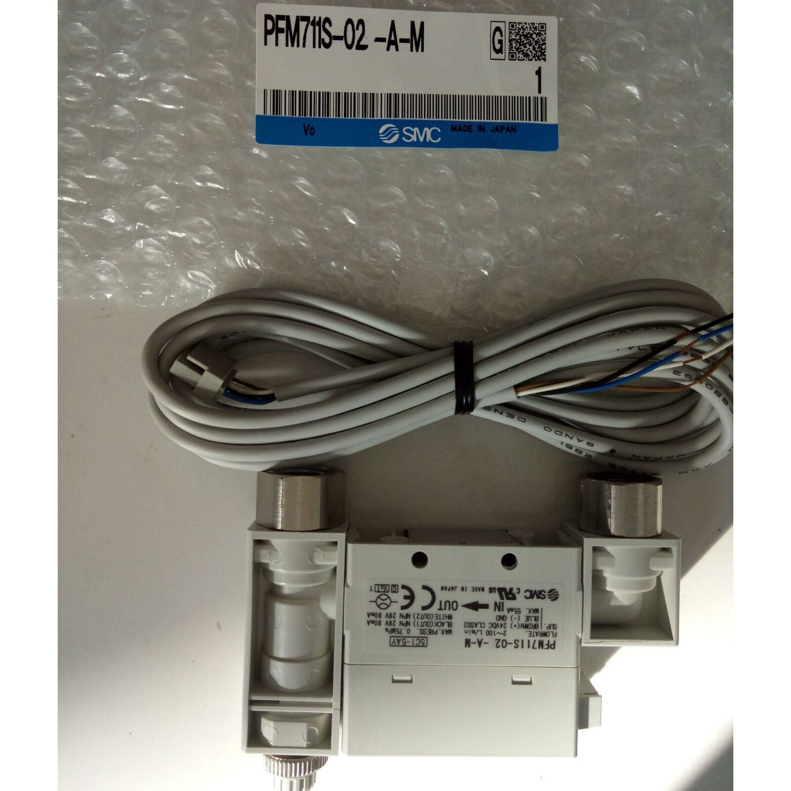 New SMC PFM711S-02-A-M Air Flow Valve - High-Quality Flow Control - SMC