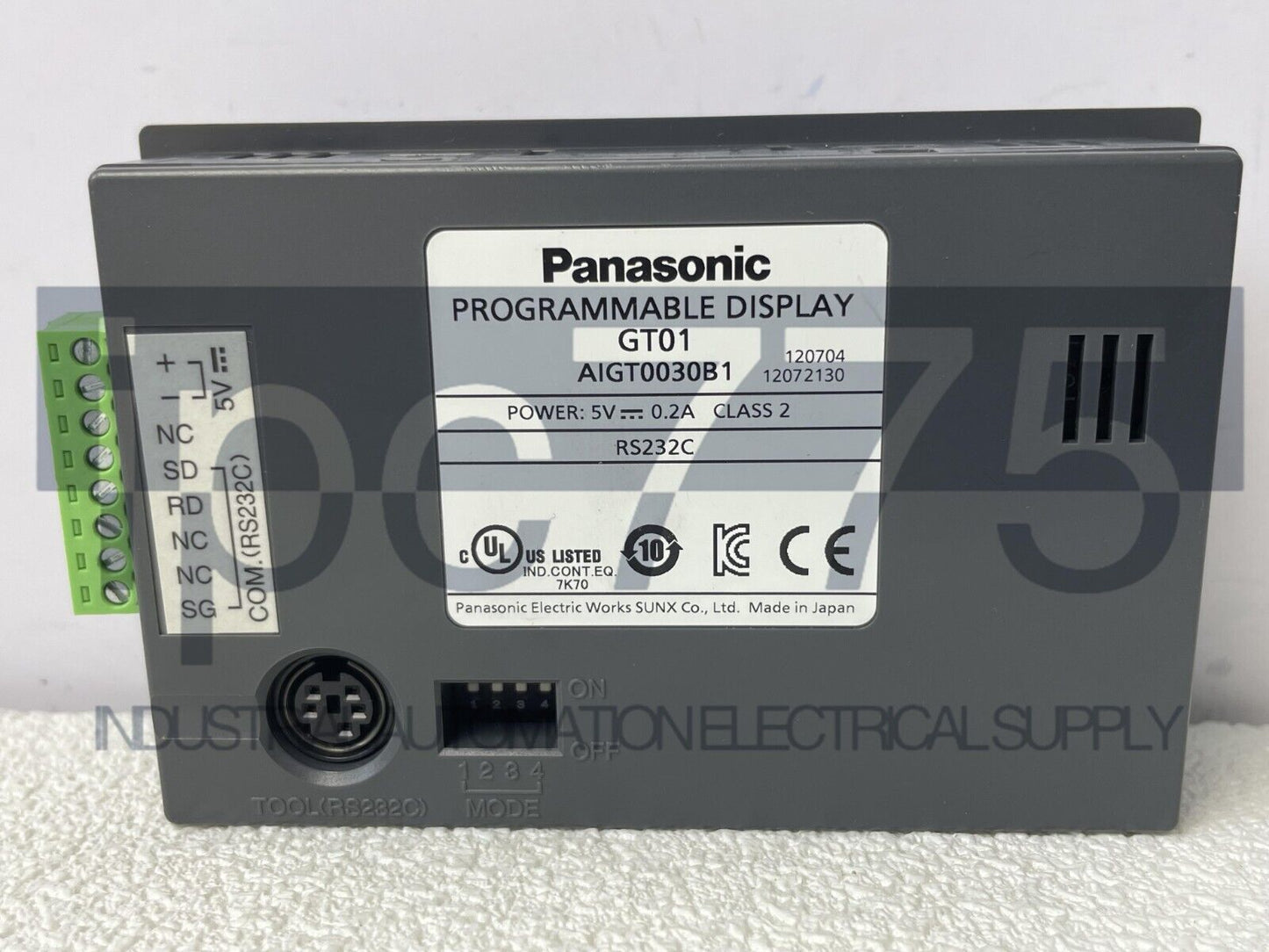 New In-Box PANASONIC AIGT0030B1 Programmable Display GT01 - PANASONIC