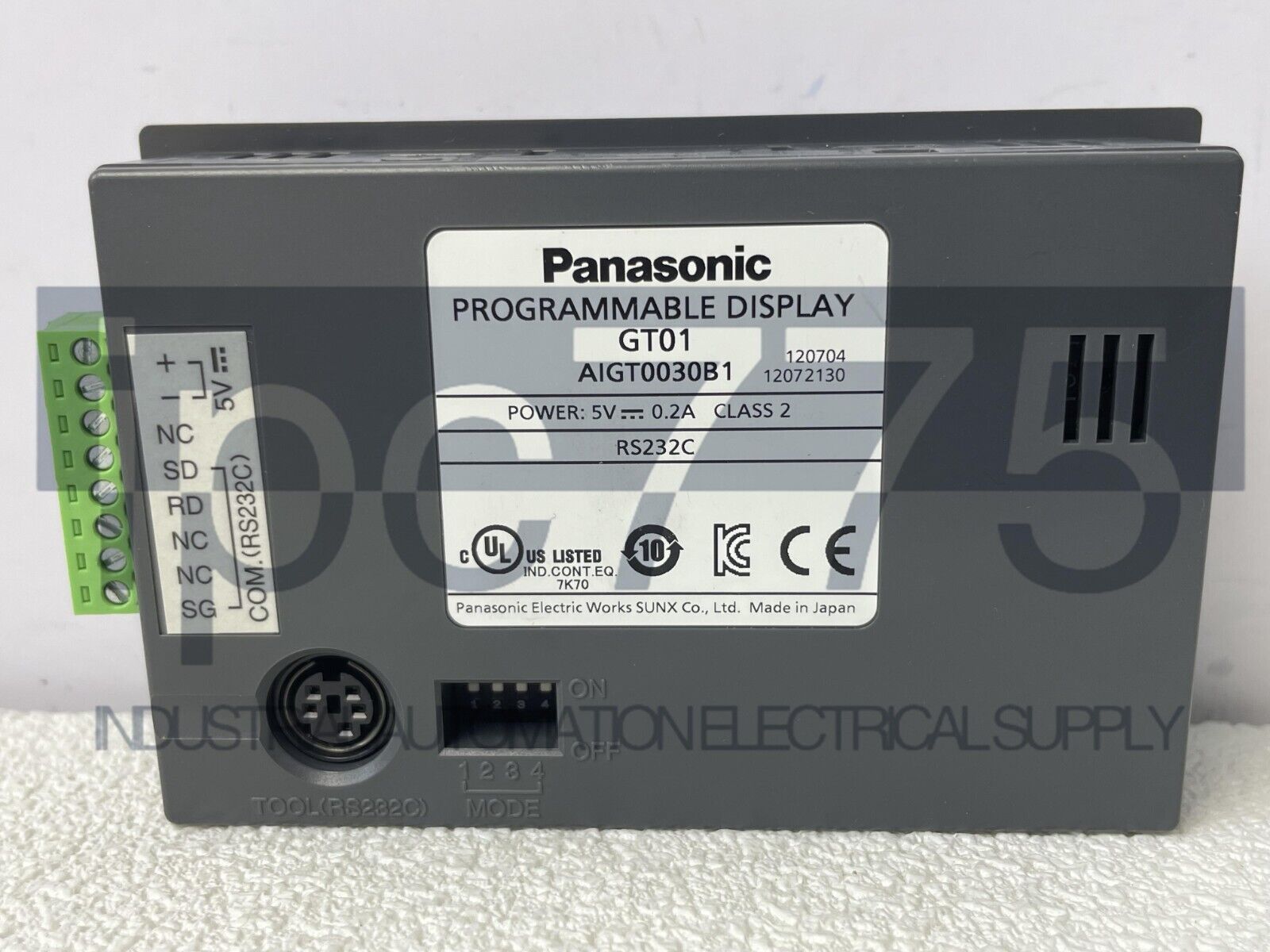 New In-Box PANASONIC AIGT0030B1 Programmable Display GT01 - PANASONIC