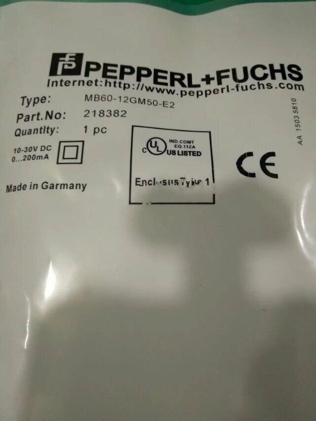 Proximity Sensor MB60-12GM50-E2 - PEPPERL+FUCHS
