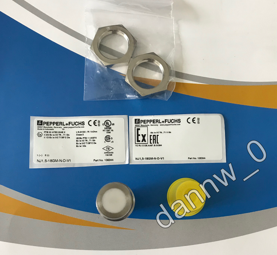 new Pepperl+Fuchs P+F NJ1,5-18GM-N-D-V1 Ultrasonic Level Sensor - PEPPERL+FUCHS