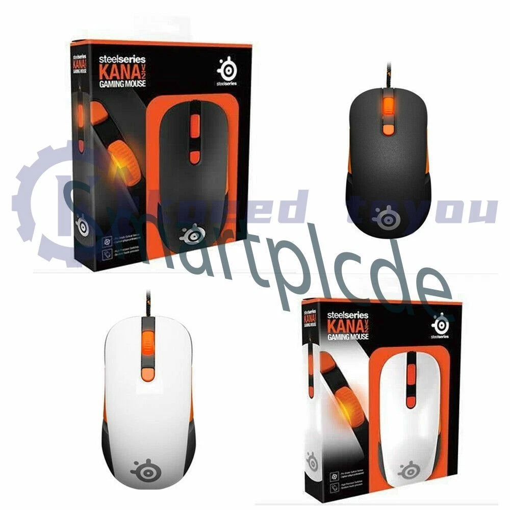 steelseries kana v2 ergonomic photoelectric wired gaming mouse cpi switch