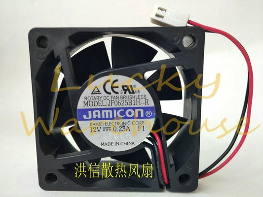 1pcs AMICON JF0625B1H-R 12V 0.23A 6025 Double Ball Cooling Fan 2pin