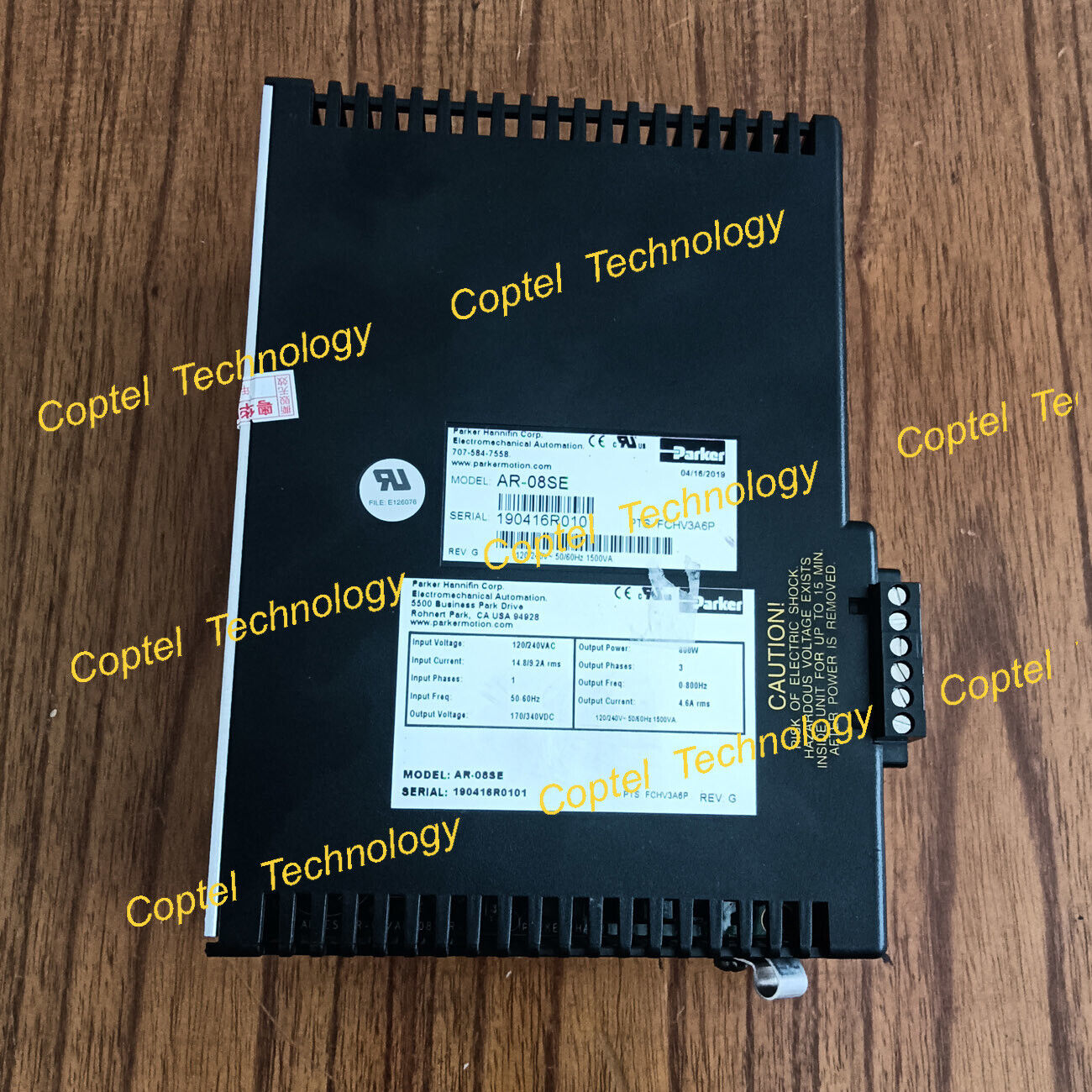 Parker AR-08SE Servo Drive 180 Days - PARKER