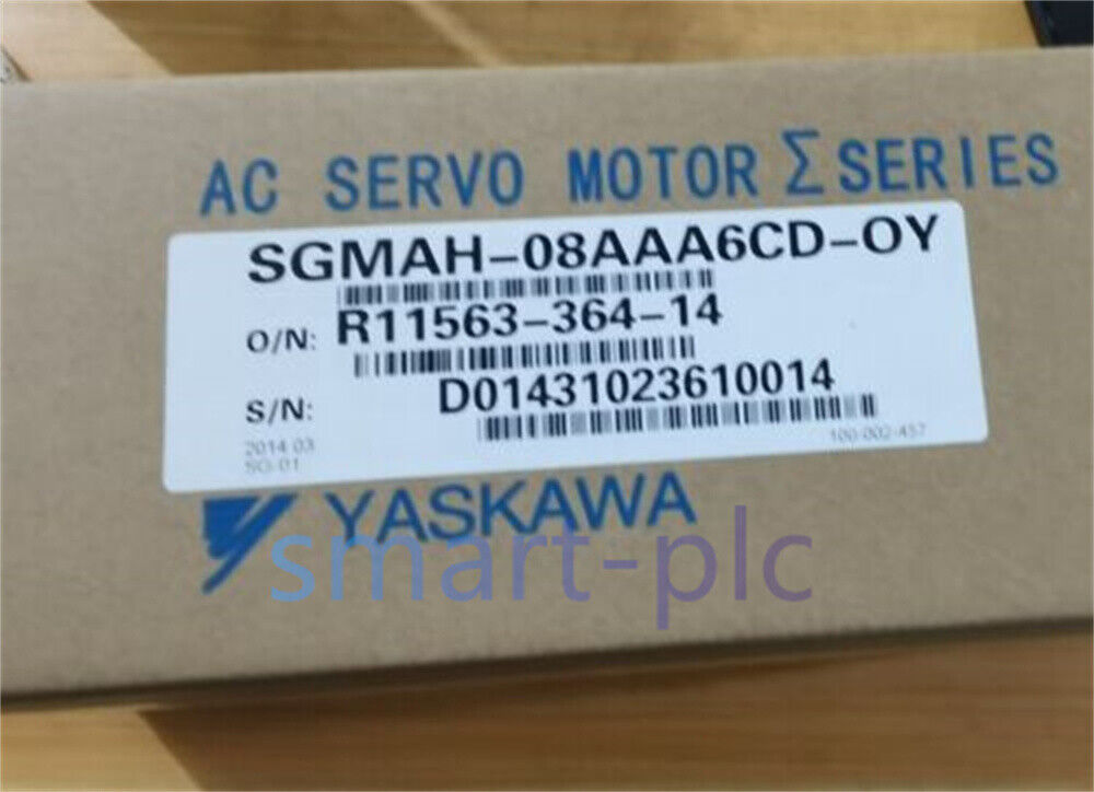 New 1pc Yaskawa SGMAH08AAA6CDOY Servo Motor - YASKAWA