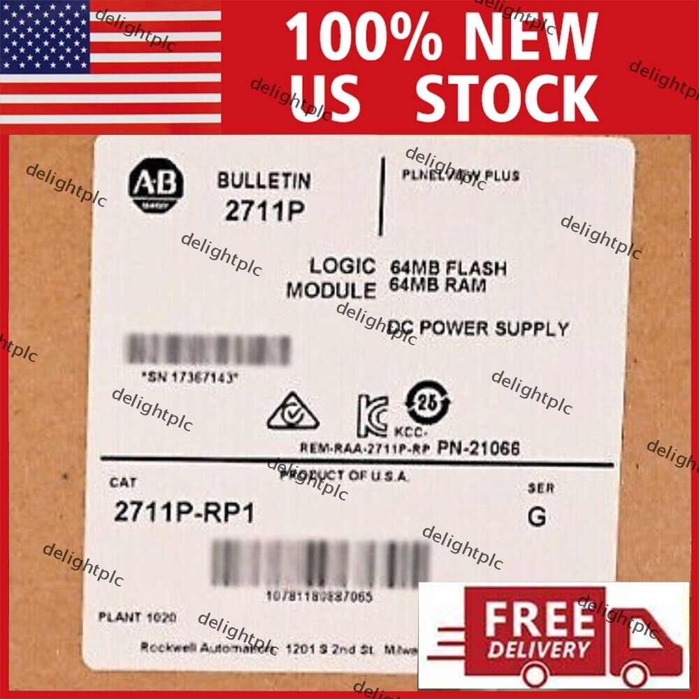 Allen Bradley 2711P RP1 Logic Module Ship - ALLEN BRADLEY