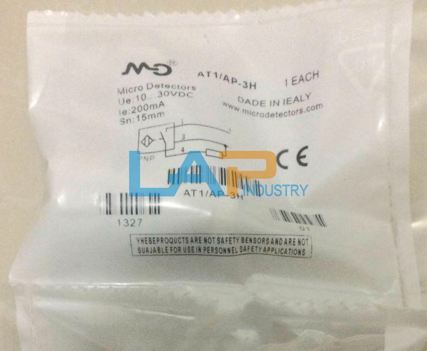 new For Micro Detectors Inductive Proximity Switch AT1/AP-3H 10-30VDC 200mA 15mm - MICRO DETECTORS