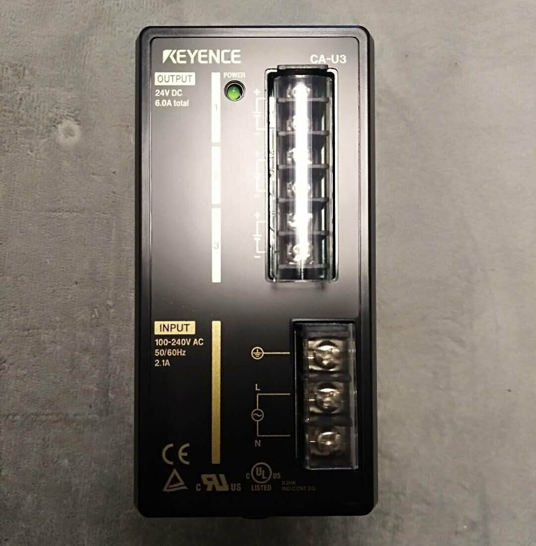 KEYENCE CA-U3 Vision System Power Supply Used 1PCS - KEYENCE