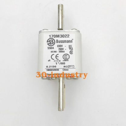 BUSSMANN Fuse 170M3022 550A 690V 700V IR700-200KA - 3PCS Box - BUSSMANN