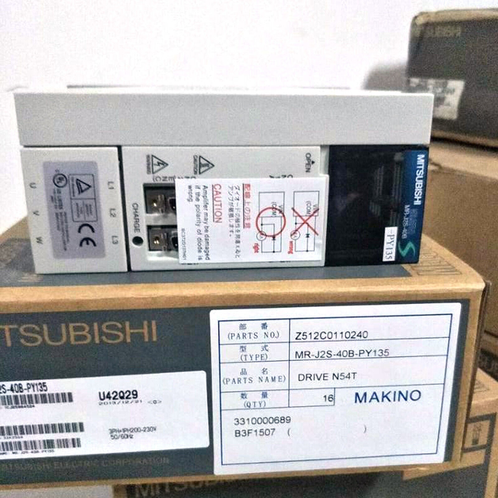 MITSUBISHI MRJ2S40BPY135 Servo Drive - MITSUBISHI