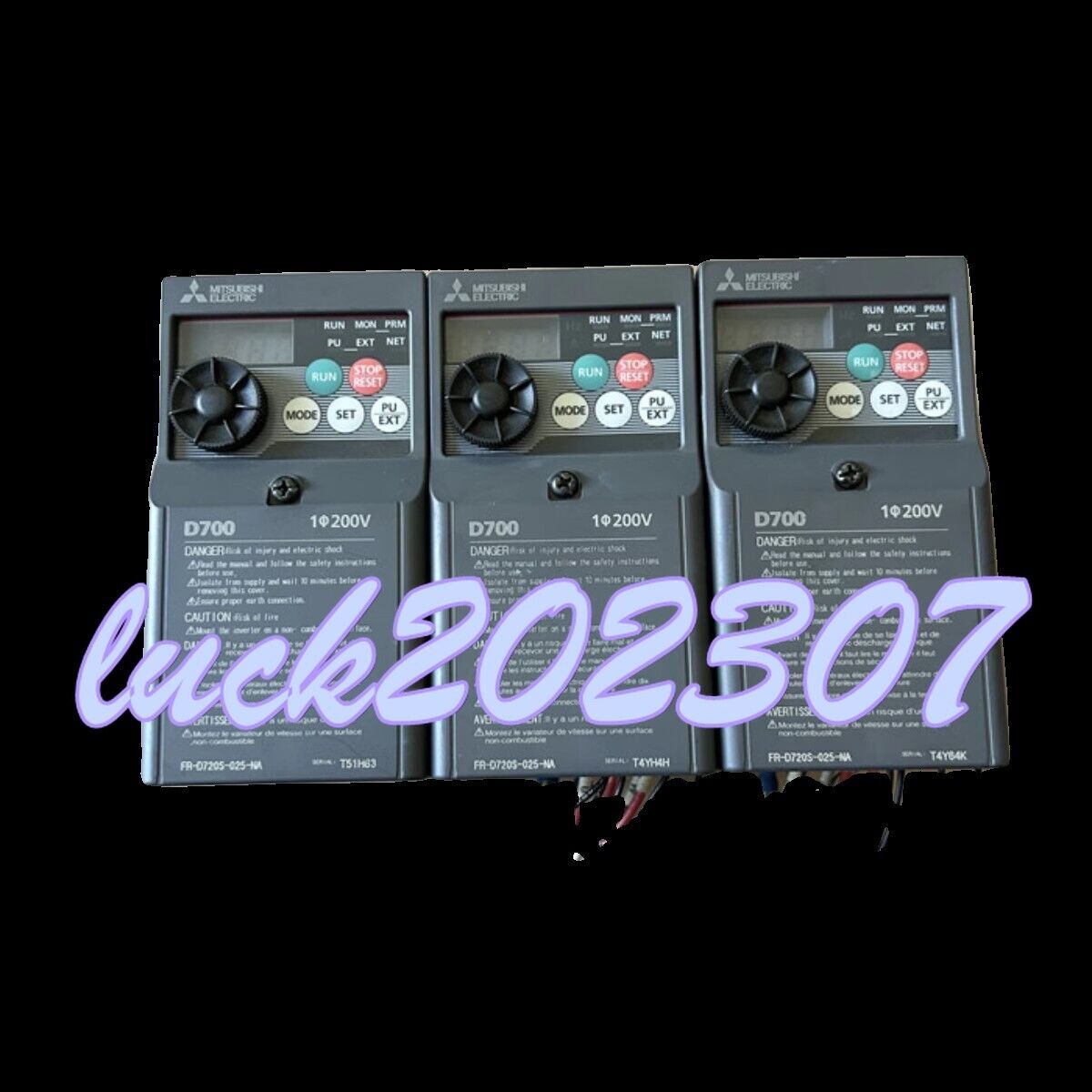 used 1PC Mitsubishi inverter FR-D720S-025-NA 220V0.4 KW - MITSUBISHI