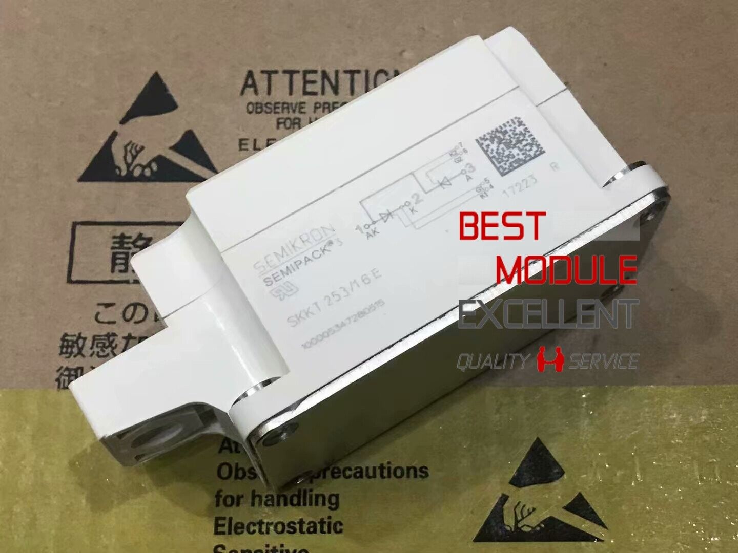 new 1PCS SEMIKRON SKKT253/16E power supply module SKKT253-16E   Quality Assurance