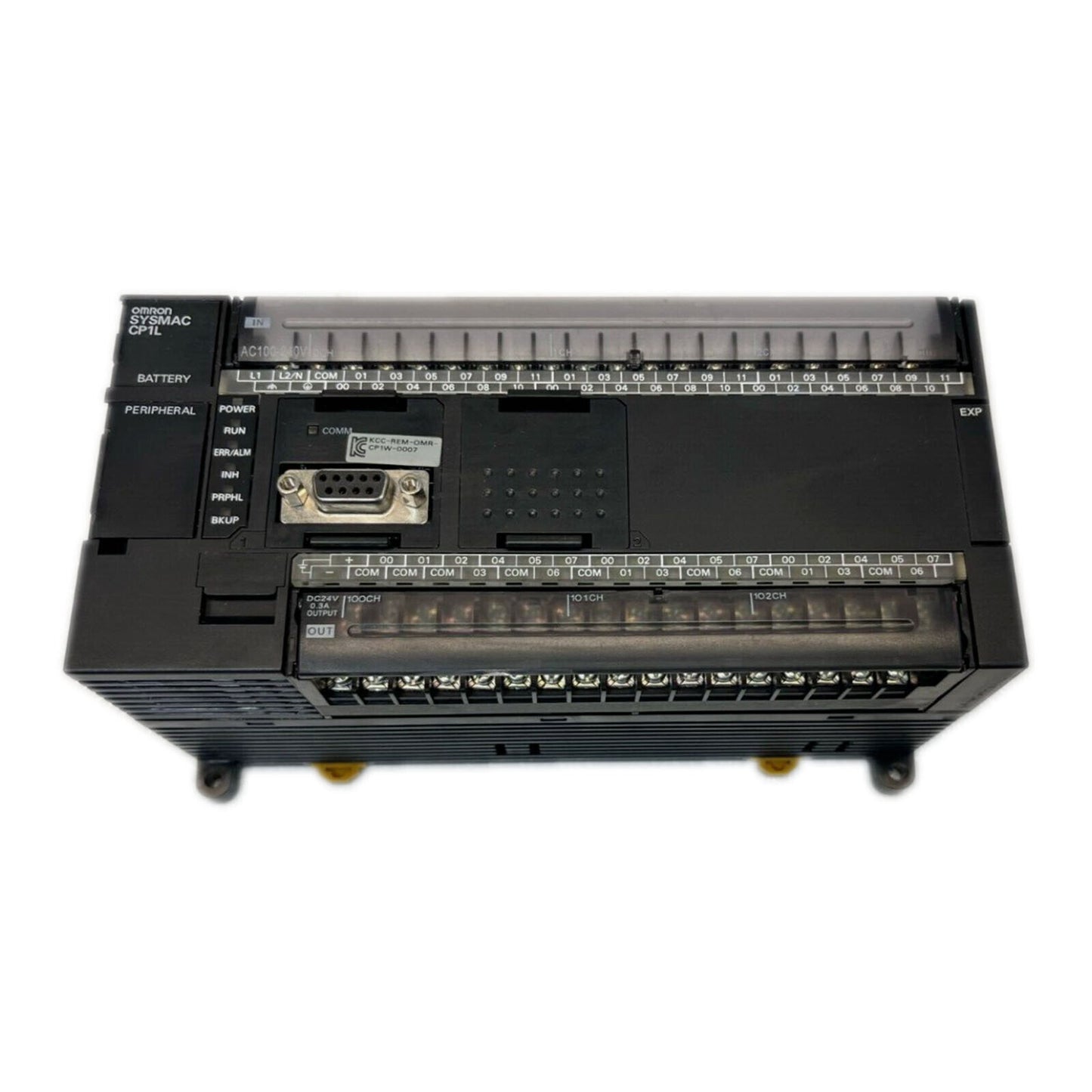 OMRON CP1L-M60DR-A PLC programmable logic controller with RS-485 RS-422 Modbus twisted pair Ethernet communication industrial control system - OMRON