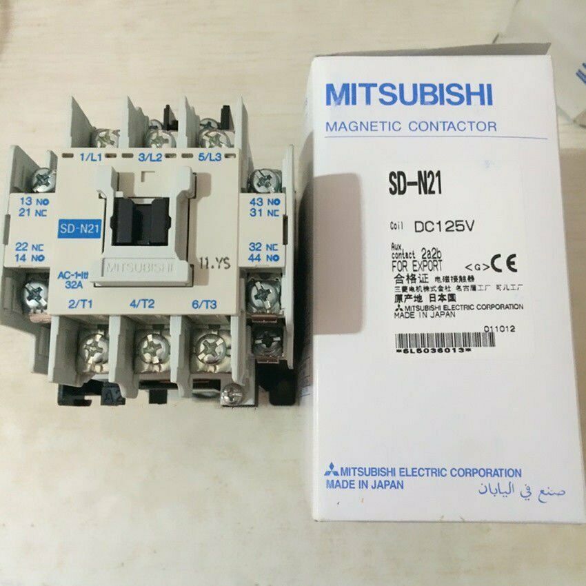 Mitsubishi DC Contactor SD-N21 Elevator Special Contactor - MITSUBISHI ELECTRIC CORPORATION