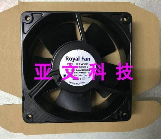 1pcs  ROYAL THS450C 100V 20 / 18W 12038 iron leaf high temperature resistant fan