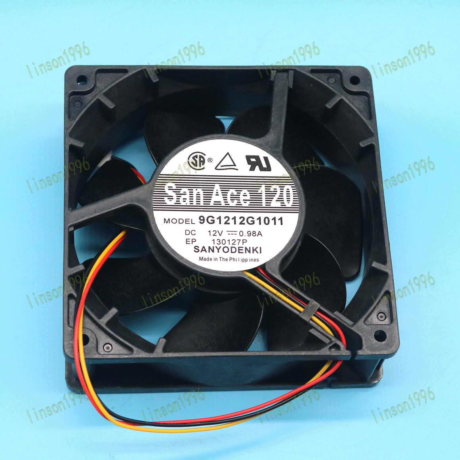 new 1PC  For SANYO Cooling Fan 9G1212G1011 San Ace120 12V 0.98A Fast Delivery SANYO