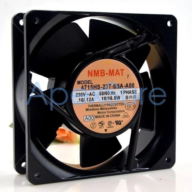 1pcs NMB 4715HS-23T-B5A-A00 230V 18W AC Quiet High Temperature Cooling Fan