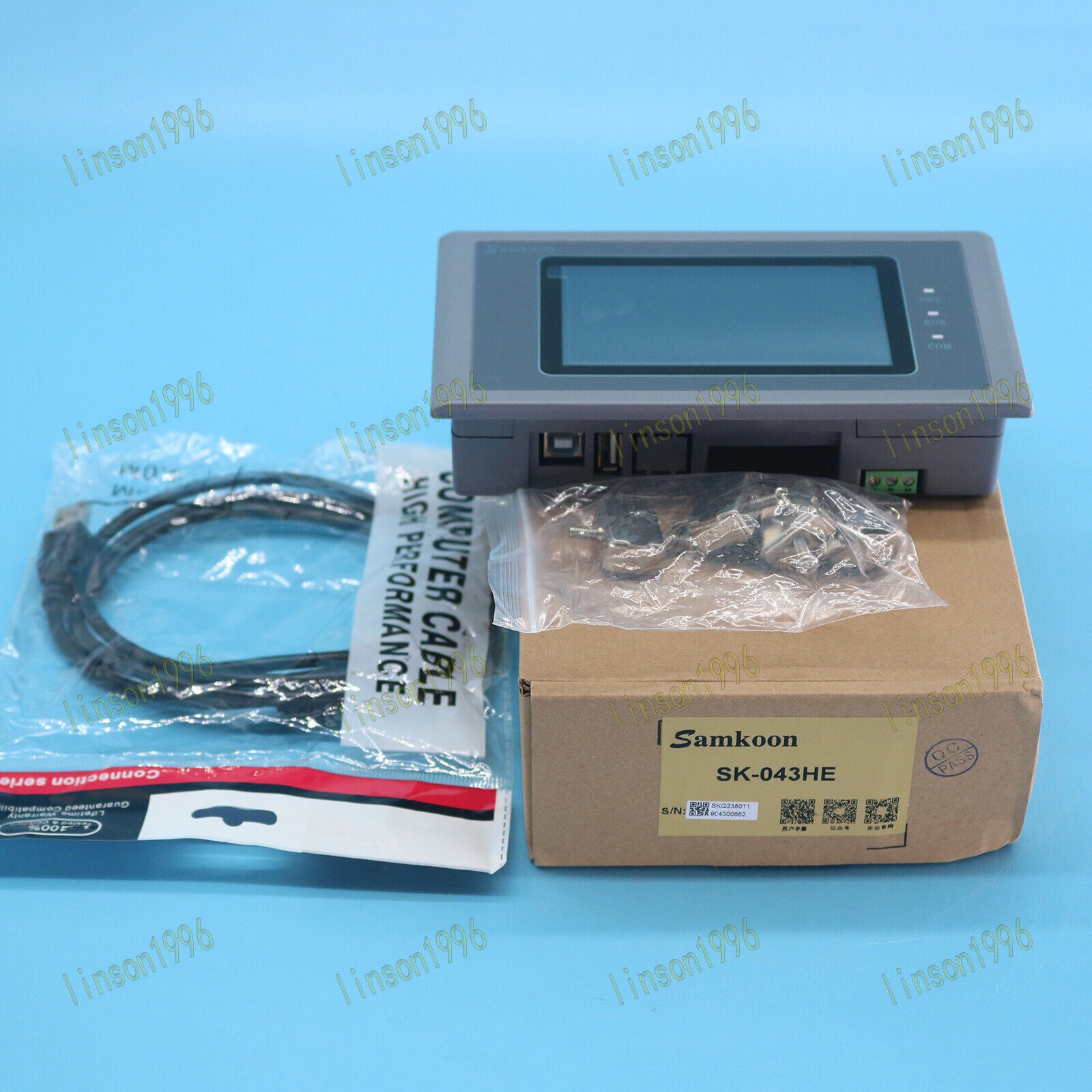 Samkoon SK-043HE 4.3" Touchscreen Panel USB Host 1COM - ONE SAMKOON
