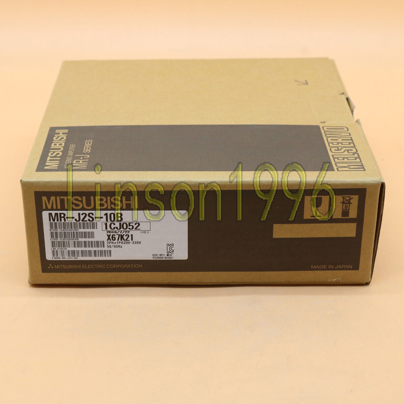 Mitsubishi MRJ2S10B AC Servo Driver with One-Year Warranty - MITSUBISHI