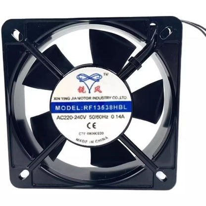 1PCS RF13538HBL AC220V-240V 0.14A 135*135*38MM Axial Cooling Fan