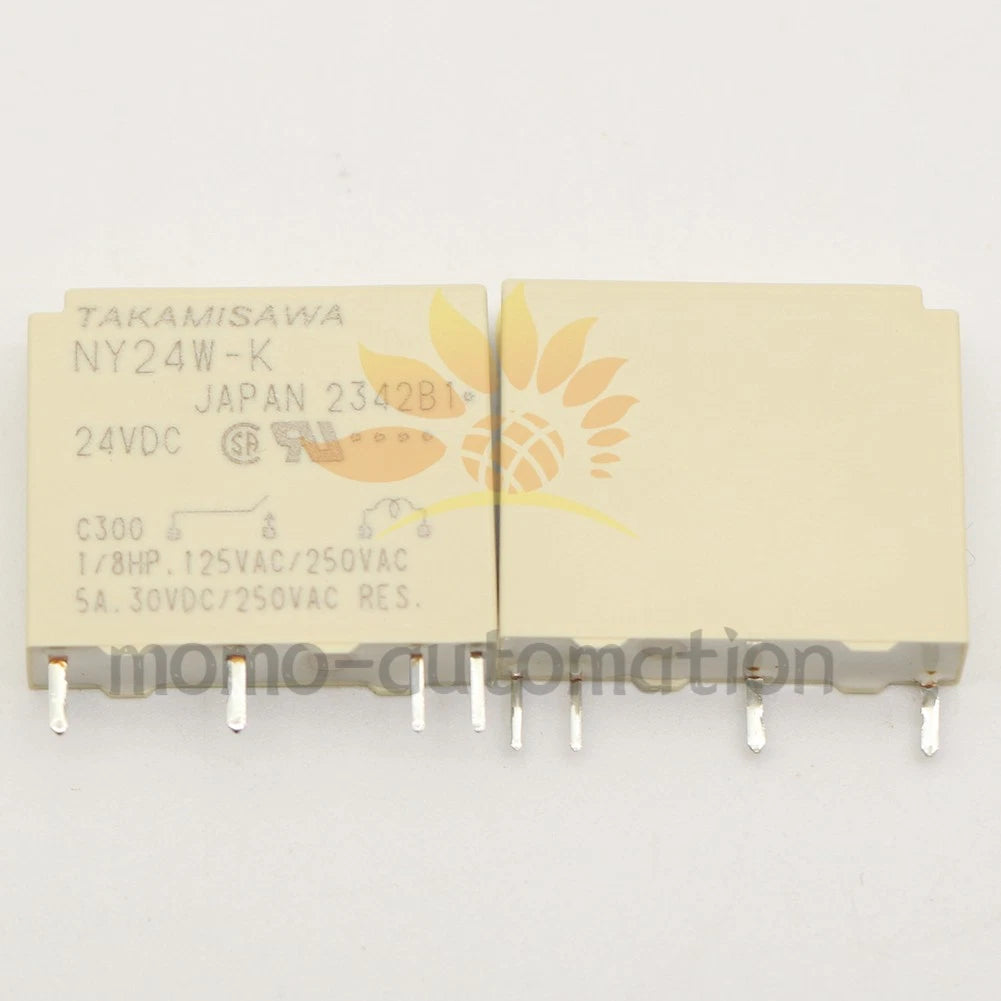 5PCS TAKAMISAWA NY24W-K 24VDC DC24V Power Relay 4Pins 5A