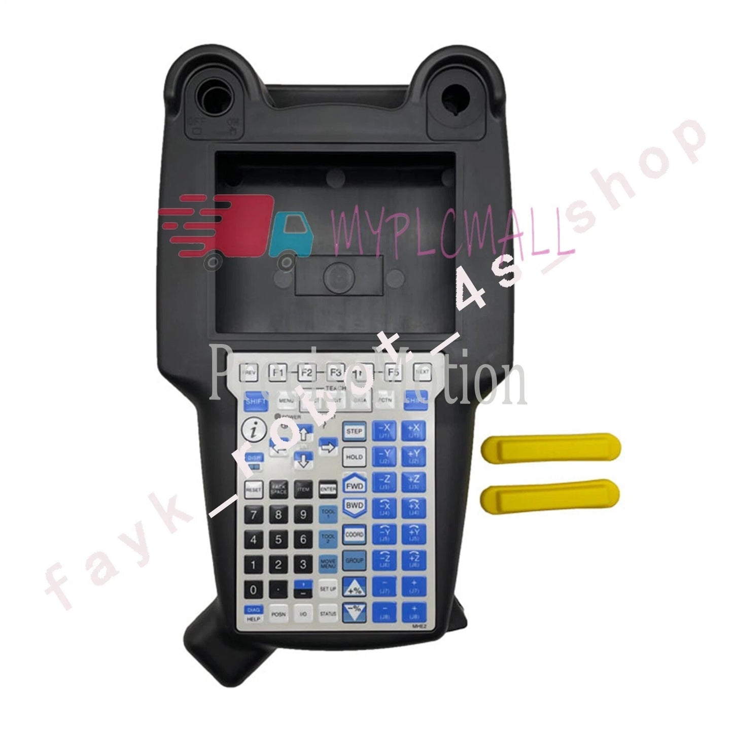 For FANUC A05B-2256-C103#EMH pendant housing shell kit/enabling case/button film