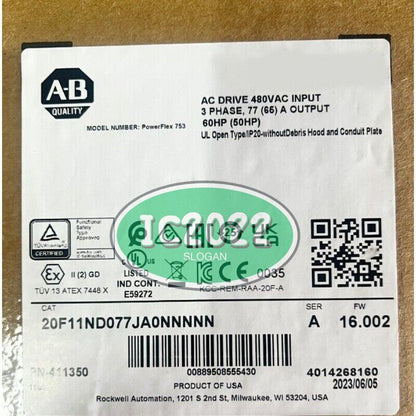 Allen Bradley PowerFlex 753 AC Drive | High-Efficiency Motor Controller | 750W AC Induction Motor Controller - ALLEN BRADLEY
