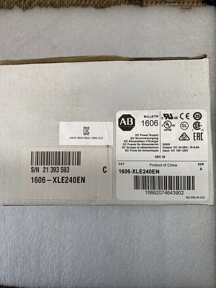 AC to DC Power Supply 24V 10A 240W 1606-XLE240EN - SEALED AB