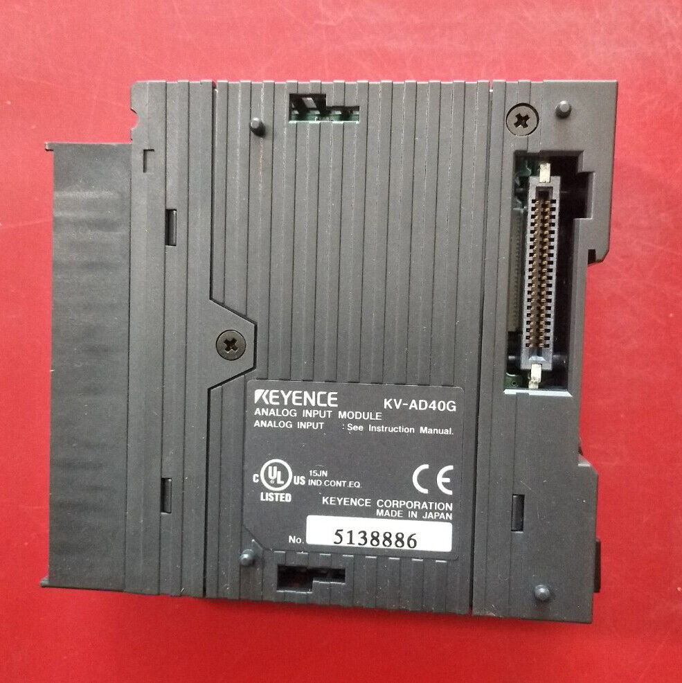 used KEYENCE PLC programming module KV-AD40G – Tested Good, Ready to Use - KEYENCE