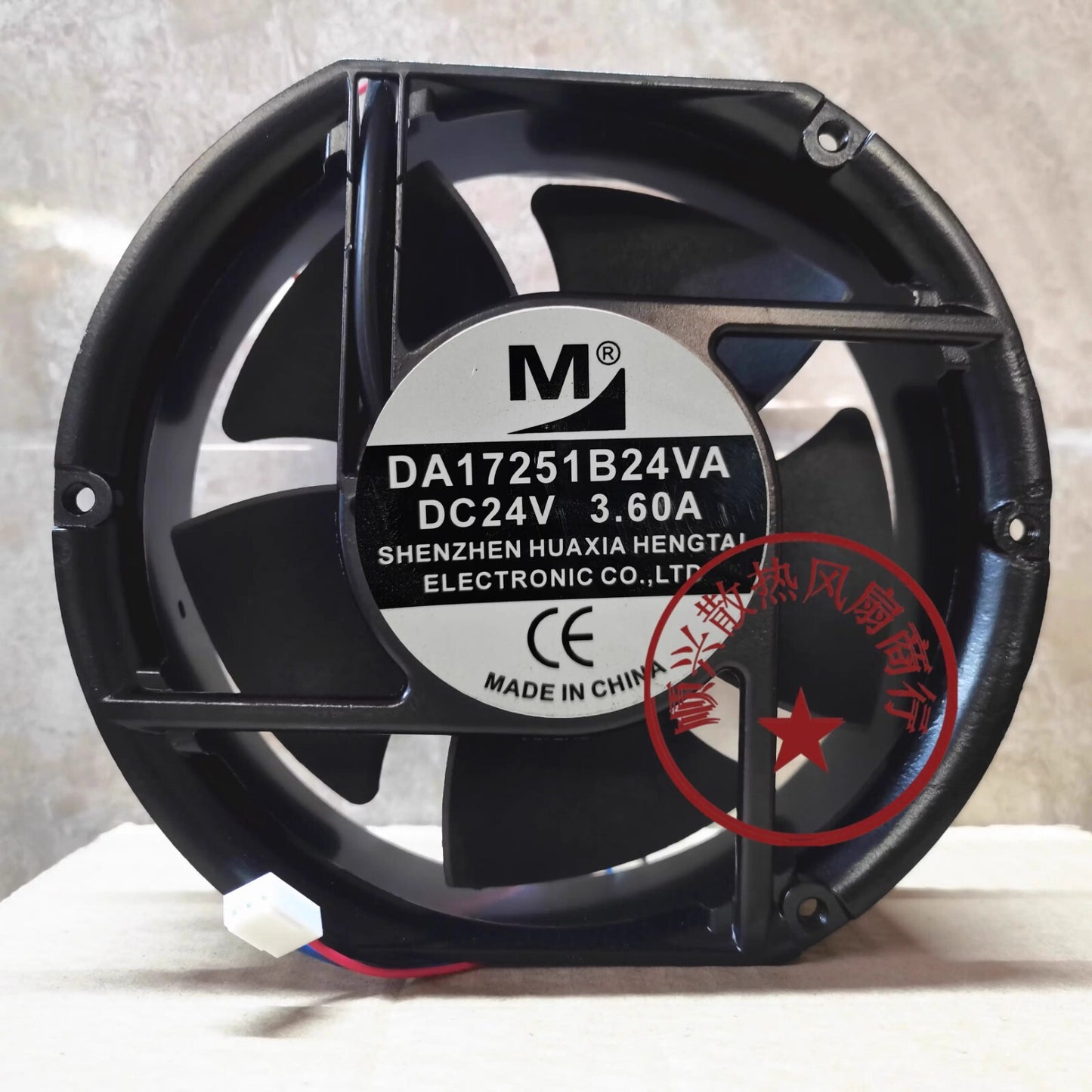M DA17251B24VA DC24V 3.6A 17CM 3-Pin Inverter Cooling Fan