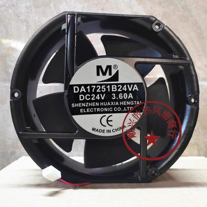 M DA17251B24VA DC24V 3.6A 17CM 3-Pin Inverter Cooling Fan
