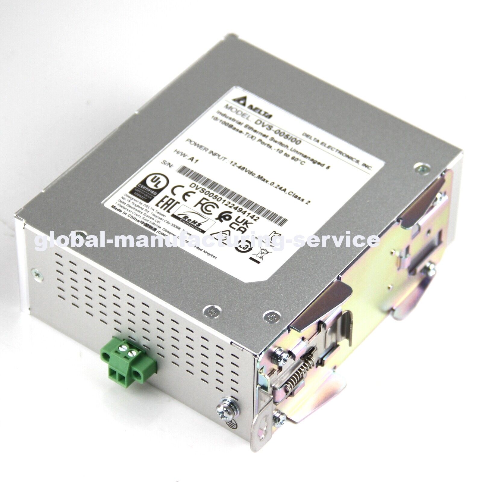 Delta DVS-005I00 Industrial Ethernet Switch DVS-005 Delta