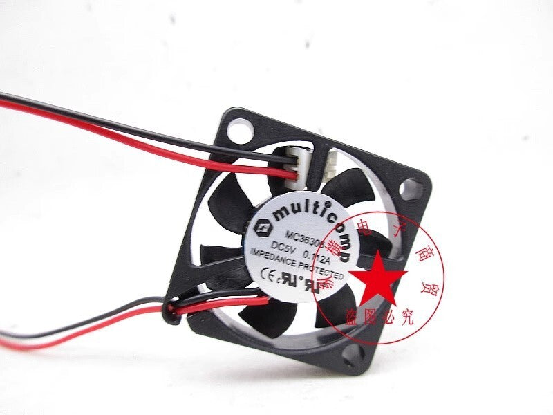 multicomp MC36306 3006 DC5V 0.112A 2-pin slim and silent cooling fan
