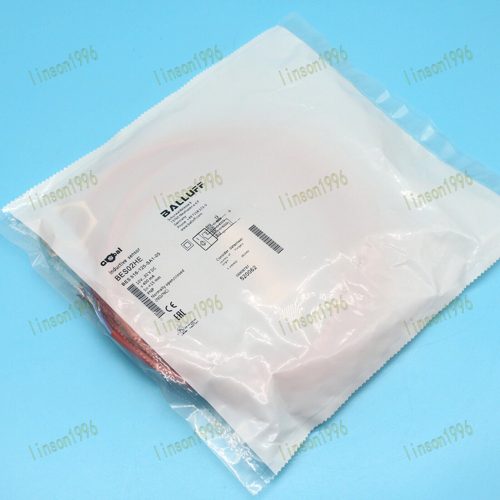 Balluff Proximity Sensor BES 516-125-SA1-05 - BALLUFF