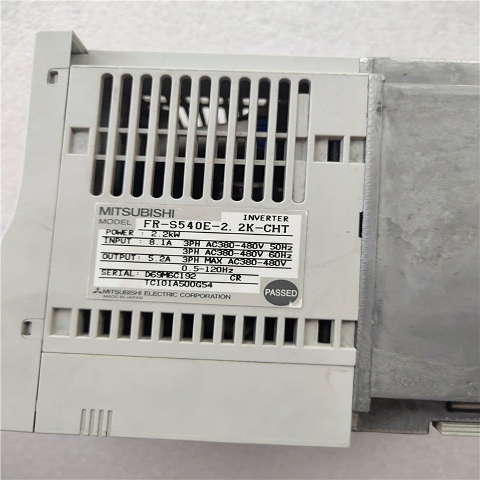 Mitsubishi Inverter FR-S540E-2.2K-CHT, Fully Tested - MITSUBISHI