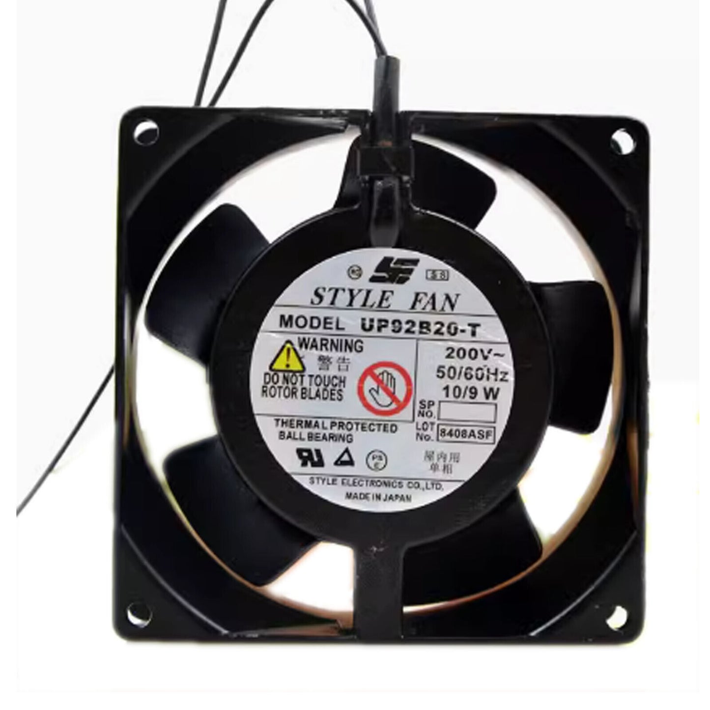 Cooling Fan 200V 10/9W Model UP92B20-T - COOLAIR